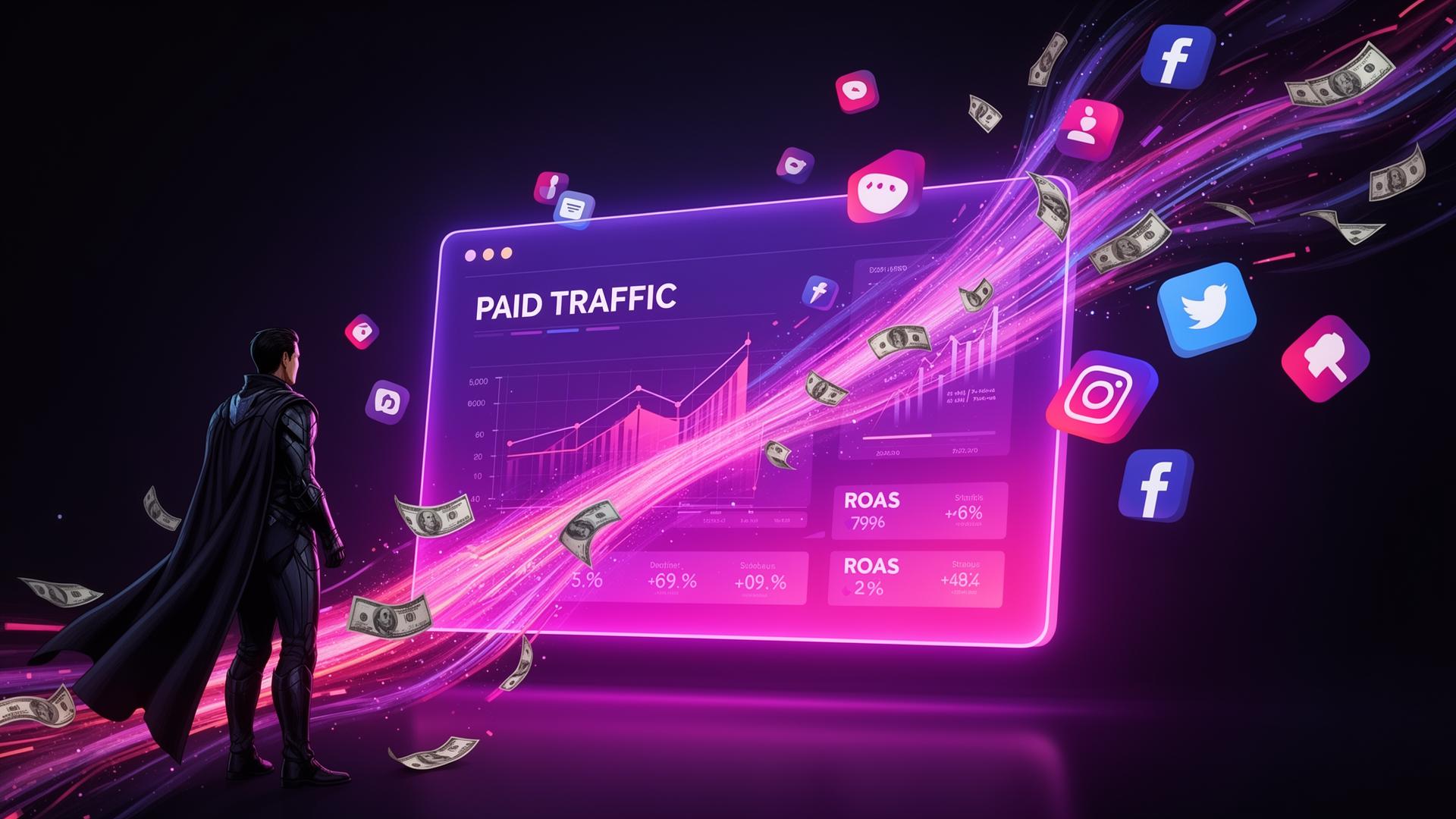 Tráfego Pago em 2026: o que muda no Meta, Google e TikTok (e como começar sem queimar dinheiro)