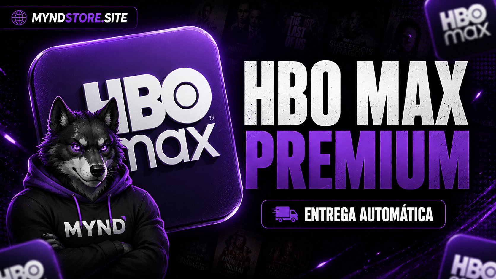 HBO MAX TELA PRIVADA + PIN