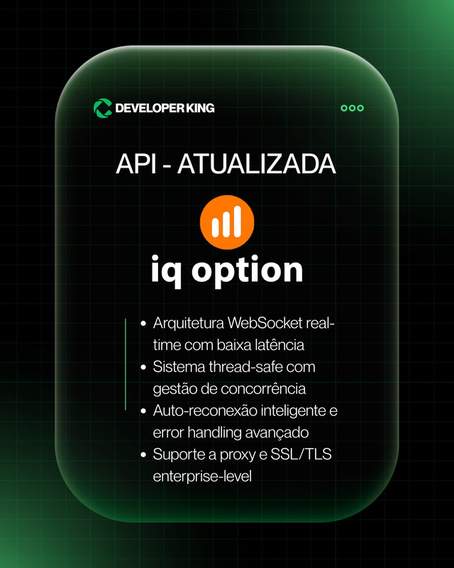 API IQOPTION ATUALIZADA 2026